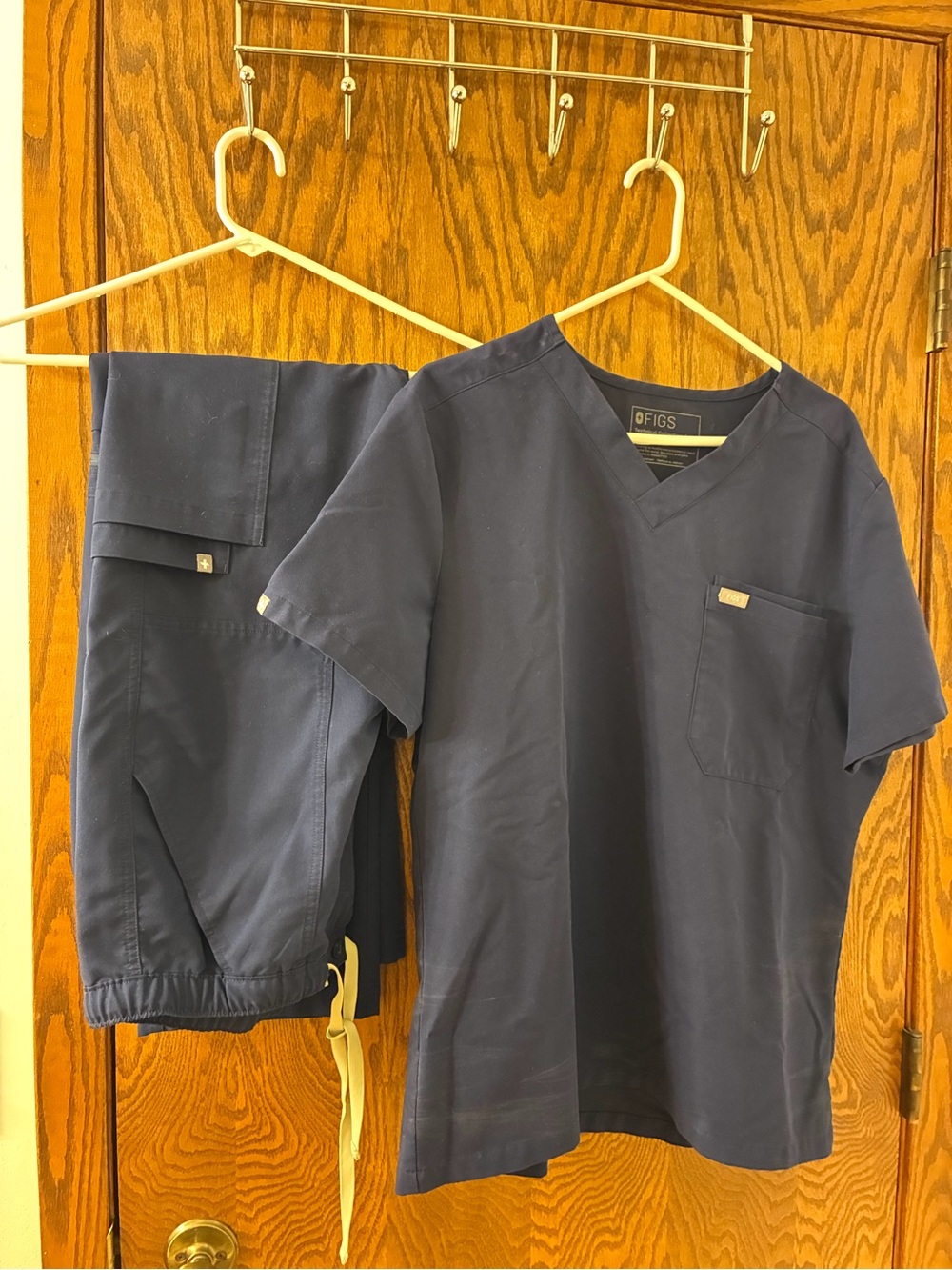 Figs Men's Navy Scrub Set